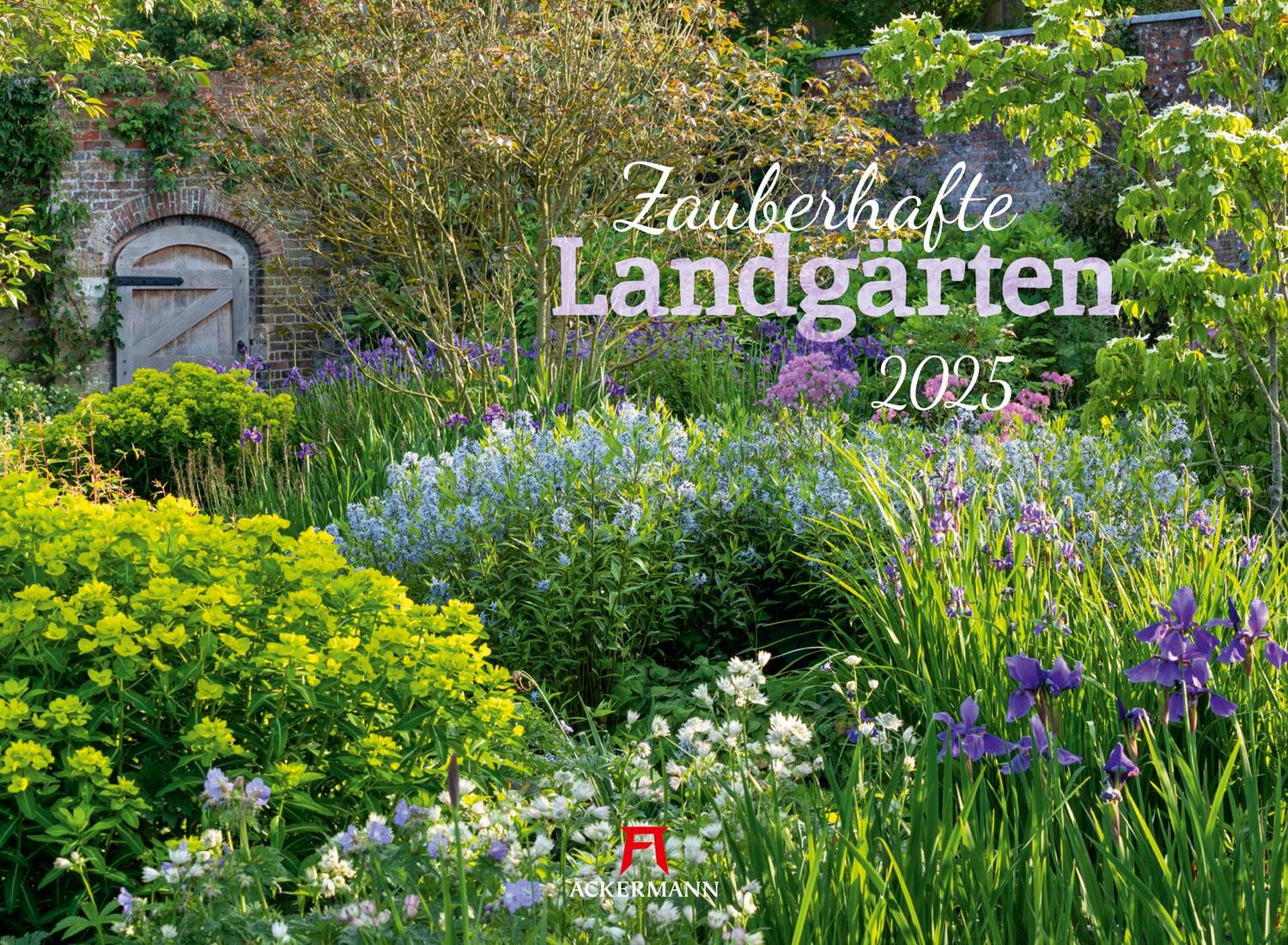 Cover: 9783838425313 | Zauberhafte Landgärten Kalender 2025 | Ackermann Kunstverlag | 14 S.