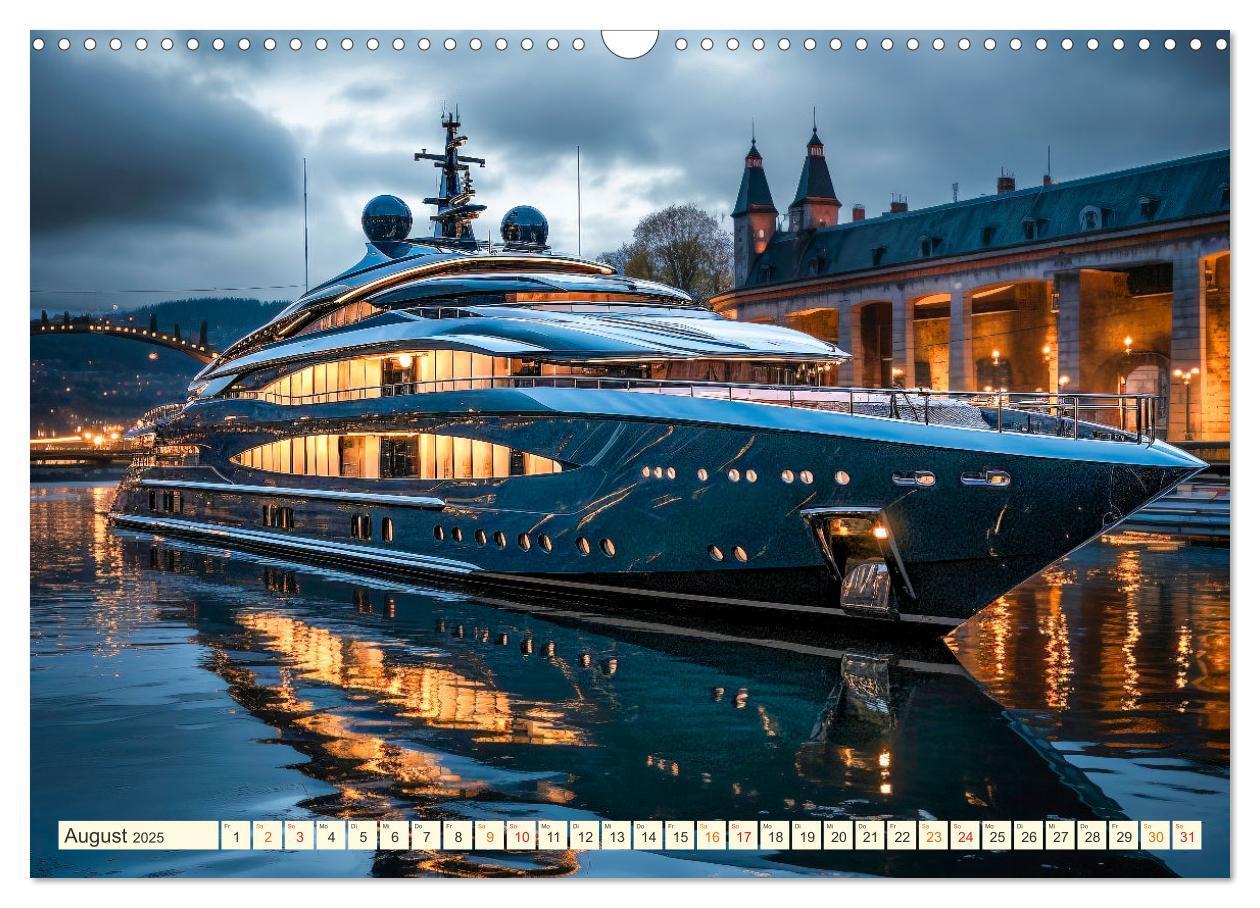 Bild: 9783383885969 | Mega Yachten Fantasien (Wandkalender 2025 DIN A3 quer), CALVENDO...