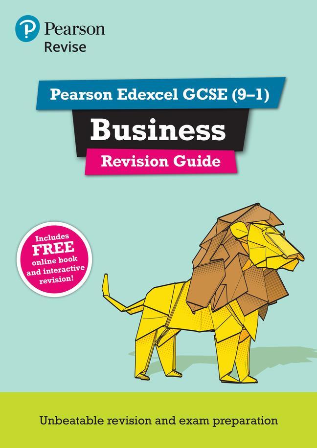 Cover: 9781292190716 | Pearson REVISE Edexcel GCSE (9-1) Business Revision Guide: For 2024...