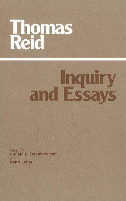 Cover: 9780915145850 | Inquiry and Essays | Thomas Reid (u. a.) | Taschenbuch | Englisch