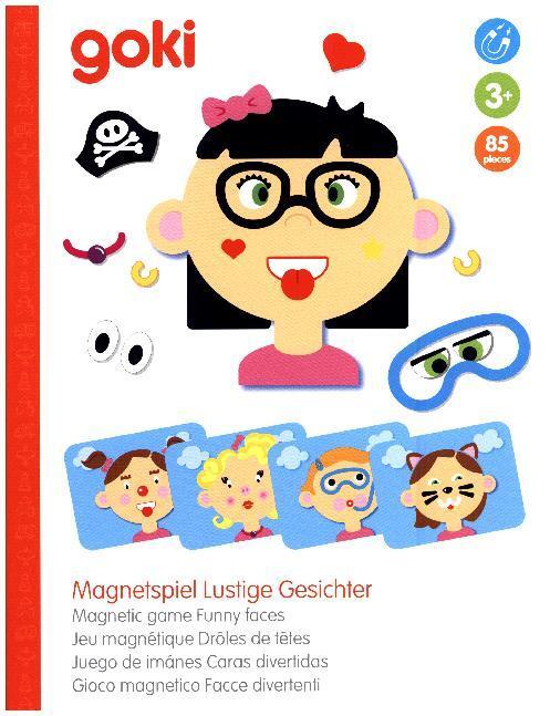 Cover: 4013594584920 | Magnetspiel-Box Lustige Gesichter Mädchen | Stück | 58492 | Deutsch