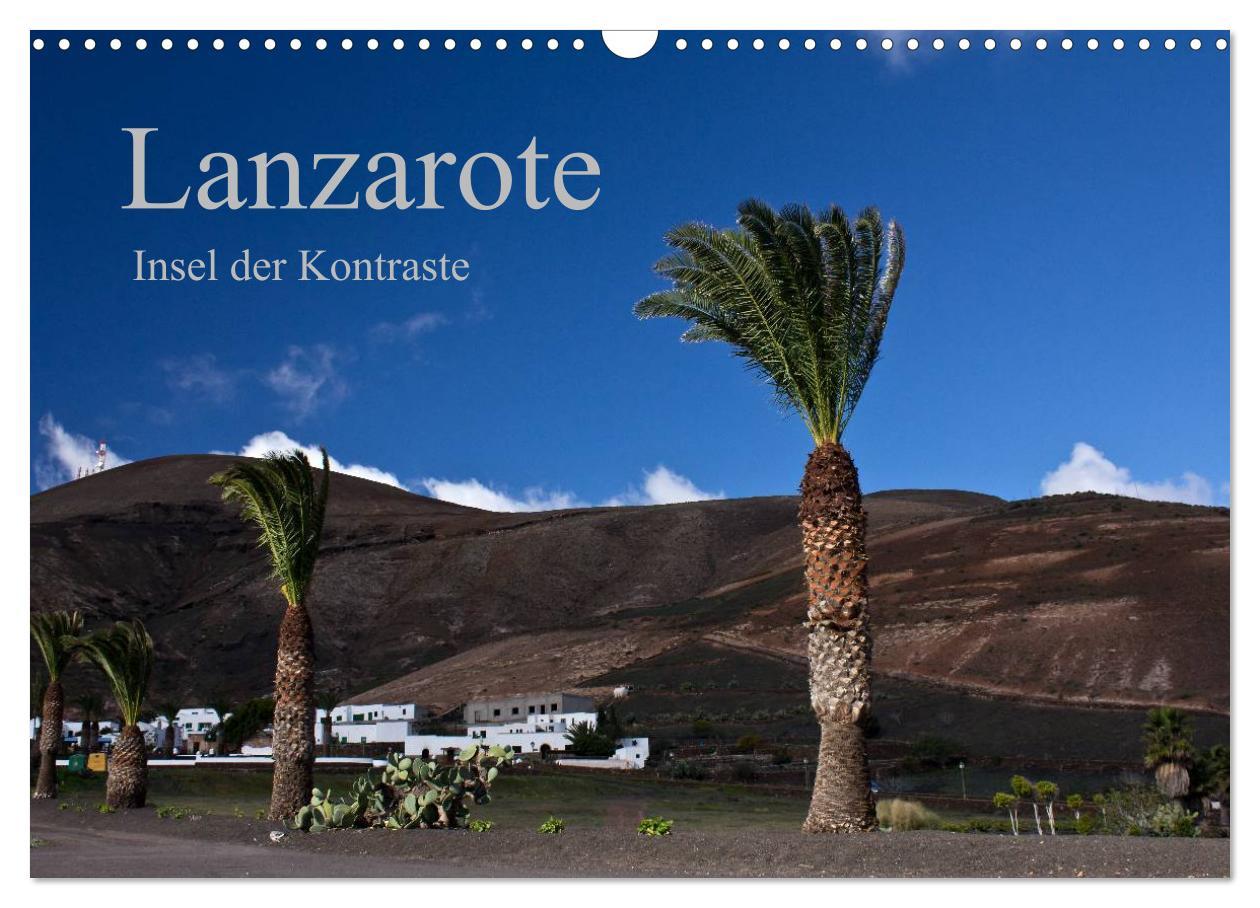 Cover: 9783435800285 | Lanzarote (Wandkalender 2025 DIN A3 quer), CALVENDO Monatskalender