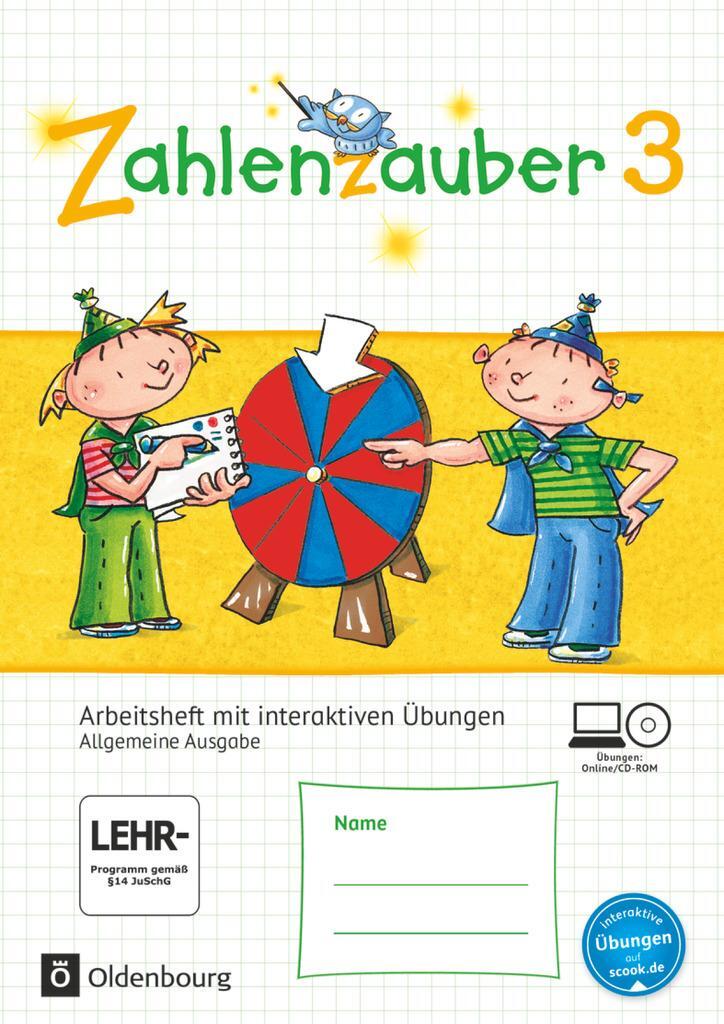 Cover: 9783637022034 | Zahlenzauber 3. Schuljahr - Allgemeine Ausgabe - Arbeitsheft mit...