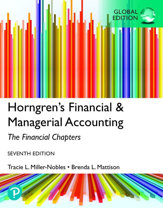 Cover: 9781292412320 | Horngren's Financial &amp; Managerial Accounting, The Financial...