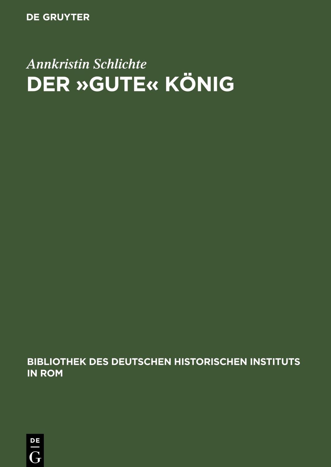 Cover: 9783484821101 | Der »gute« König | Wilhelm II. von Sizilien (1166-1189) | Schlichte