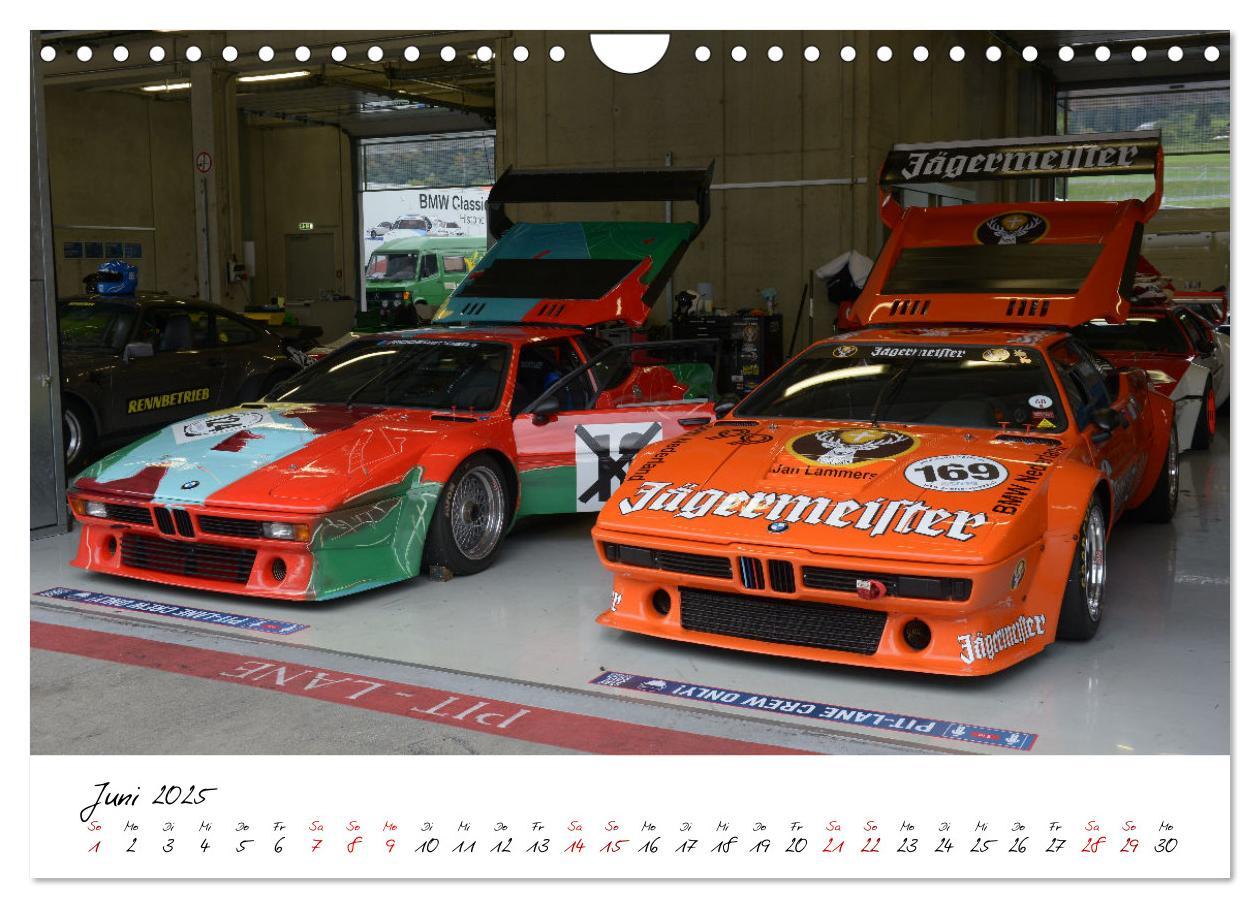 Bild: 9783435011445 | BMW M1 Procar (Wandkalender 2025 DIN A4 quer), CALVENDO Monatskalender