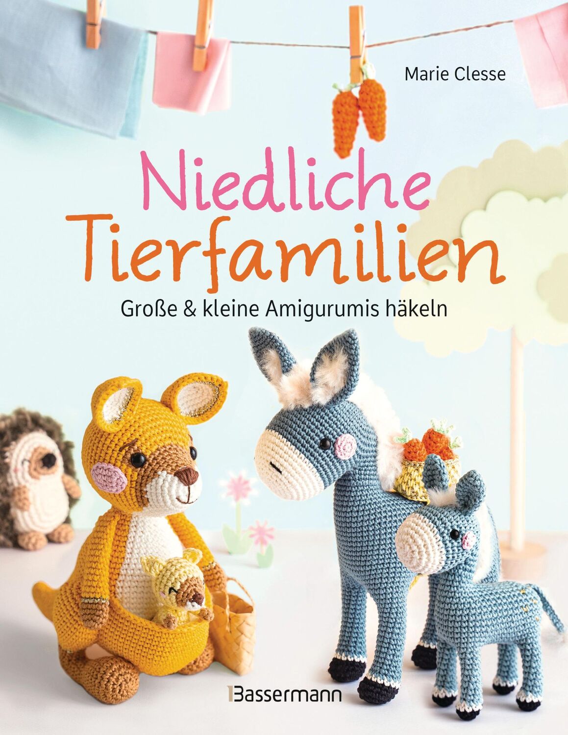 Cover: 9783809449348 | Niedliche Tierfamilien - Große und kleine Amigurumis häkeln | Clesse