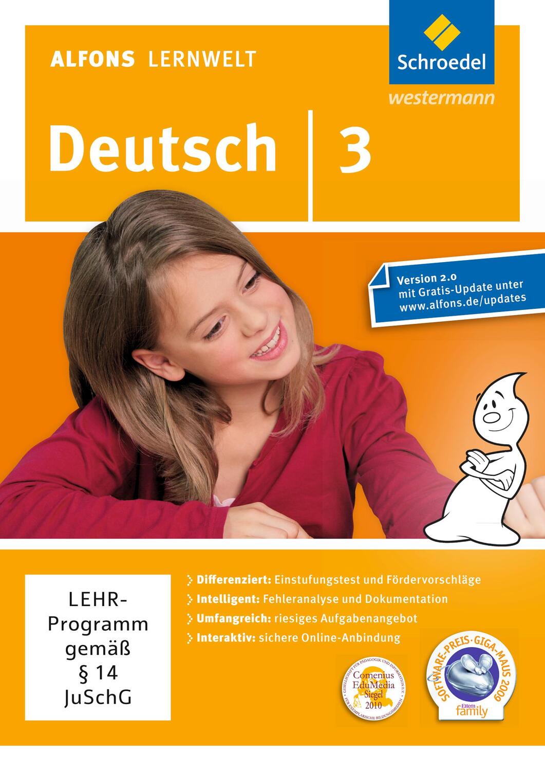 Cover: 9783507602731 | Alfons Lernwelt Lernsoftware Deutsch 3. DVR-ROM | Ute Flierl (u. a.)