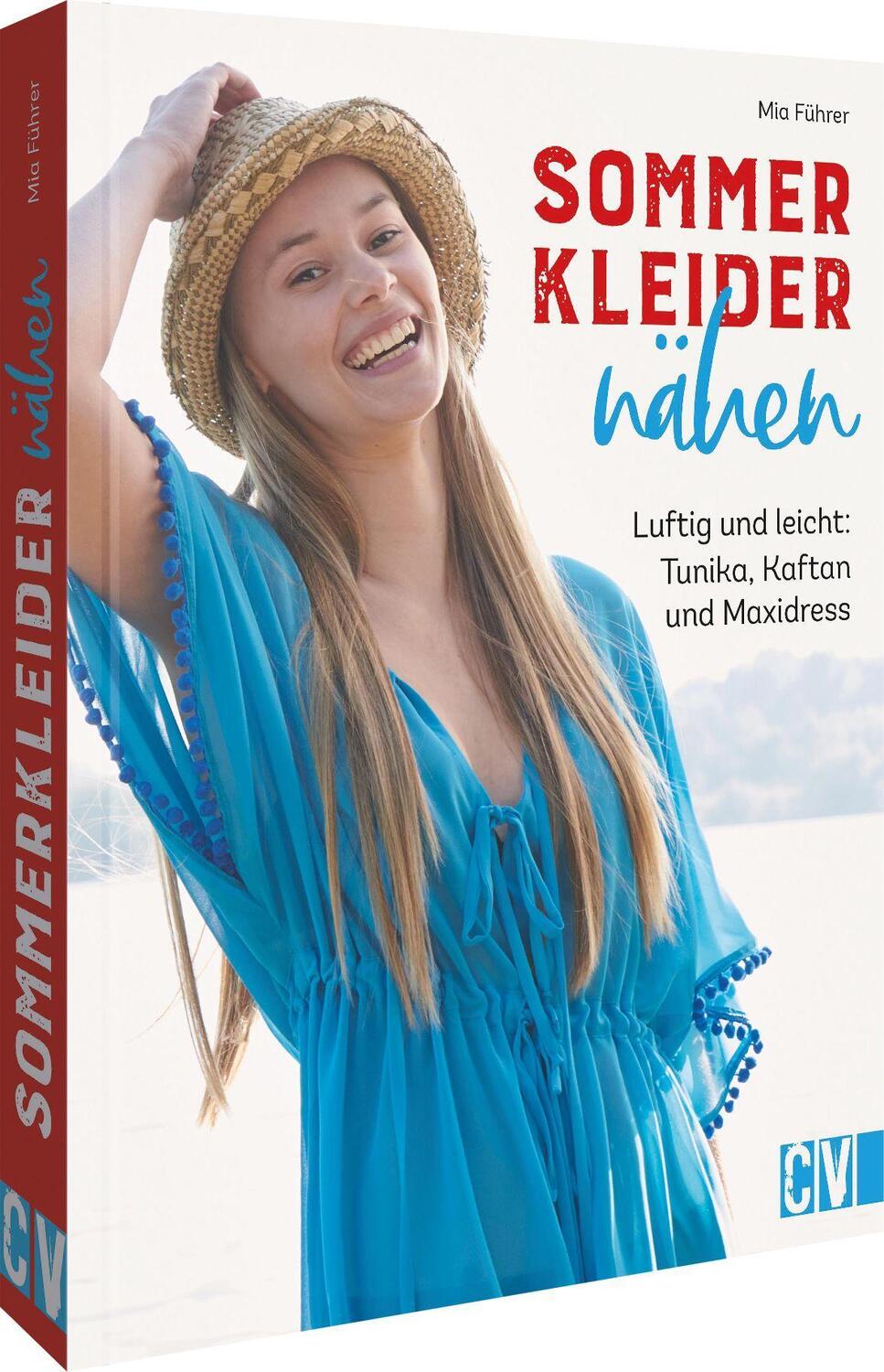 Cover: 9783841066466 | Sommerkleider nähen | Leicht &amp; luftig: Tunika, Kaftan und Maxidress