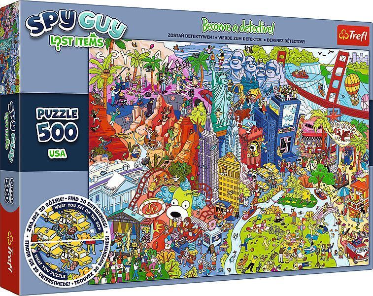 Cover: 5900511374803 | Puzzle 500 Spy Guy USA | Spiel | Kartonage | 37480 | Deutsch | 2024