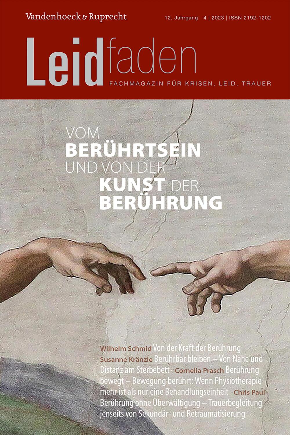 Cover: 9783525806258 | Vom Berührtsein und von der Kunst der Berührung | Schröer (u. a.)