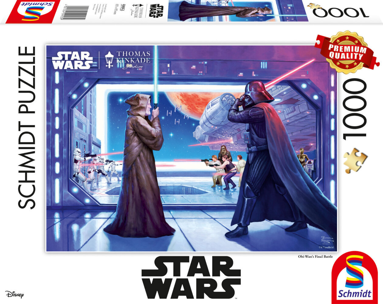 Cover: 4001504599539 | Lucas Film, Star Wars, Obi Wan's Final Battle (Puzzle) | Spiel | 59953