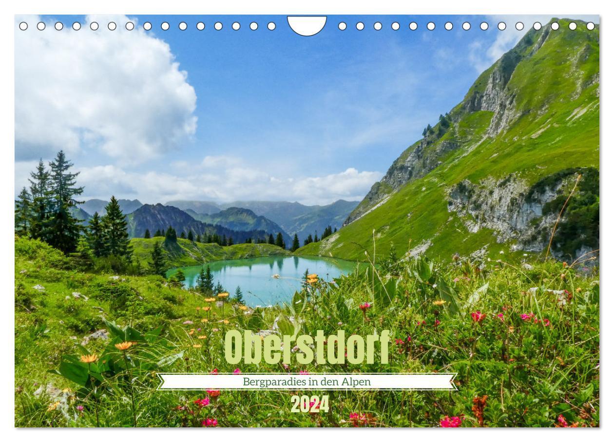 Cover: 9783383648168 | Oberstdorf - Bergparadies in den Alpen (Wandkalender 2024 DIN A4...