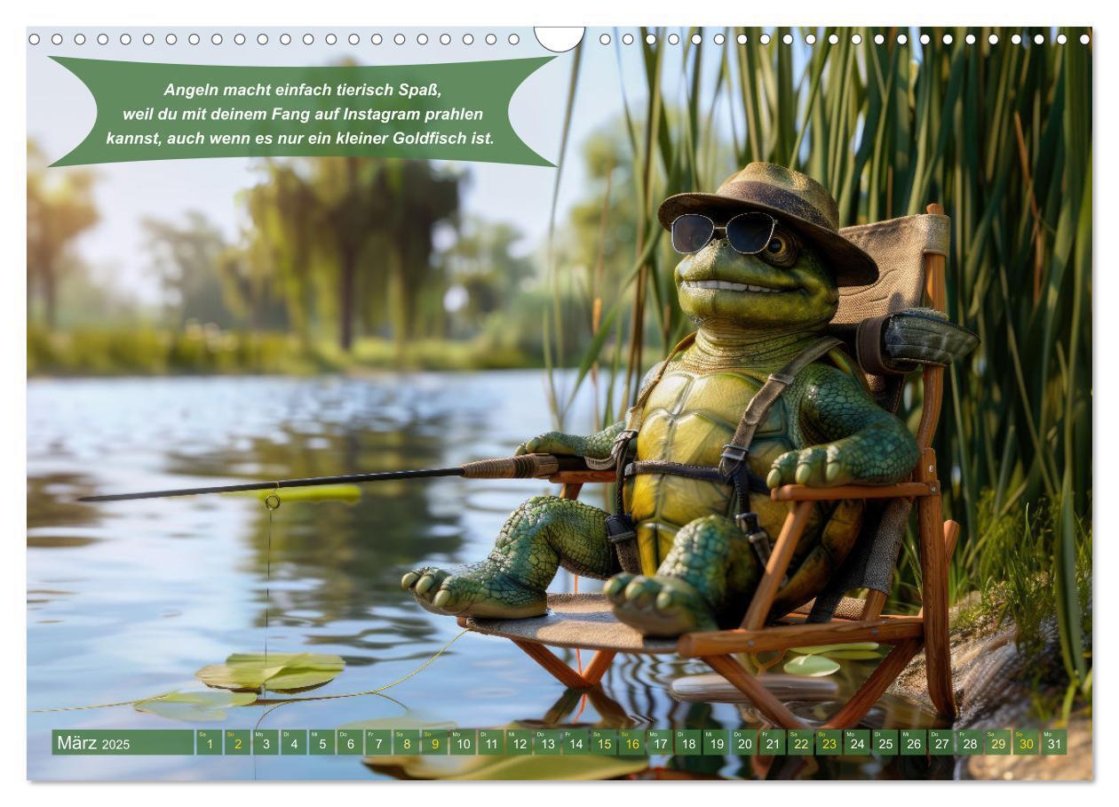 Bild: 9783457174937 | Der tierisch lustige Angler-Kalender (Wandkalender 2025 DIN A3...