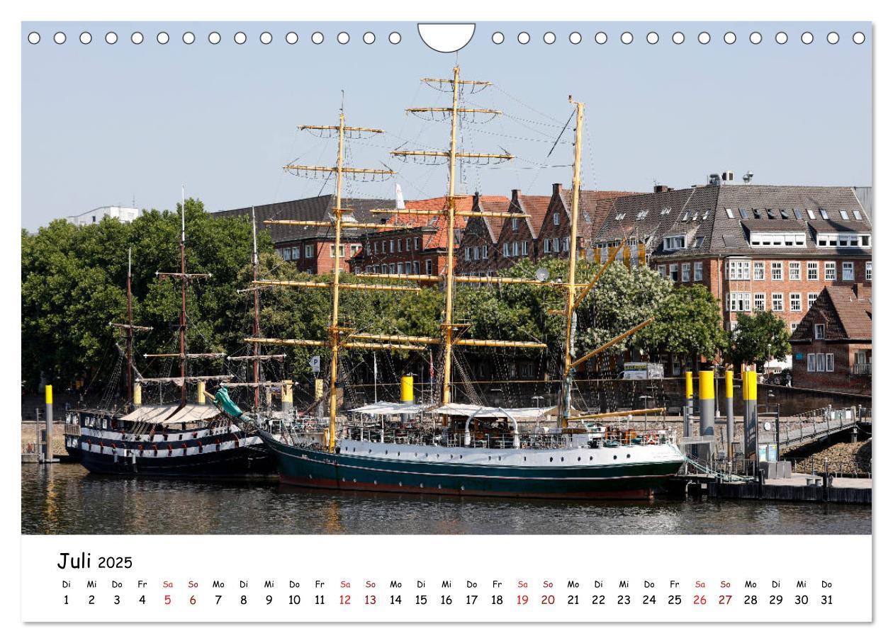 Bild: 9783435289059 | Bremen - Die Hansestadt an der Weser (Wandkalender 2025 DIN A4...