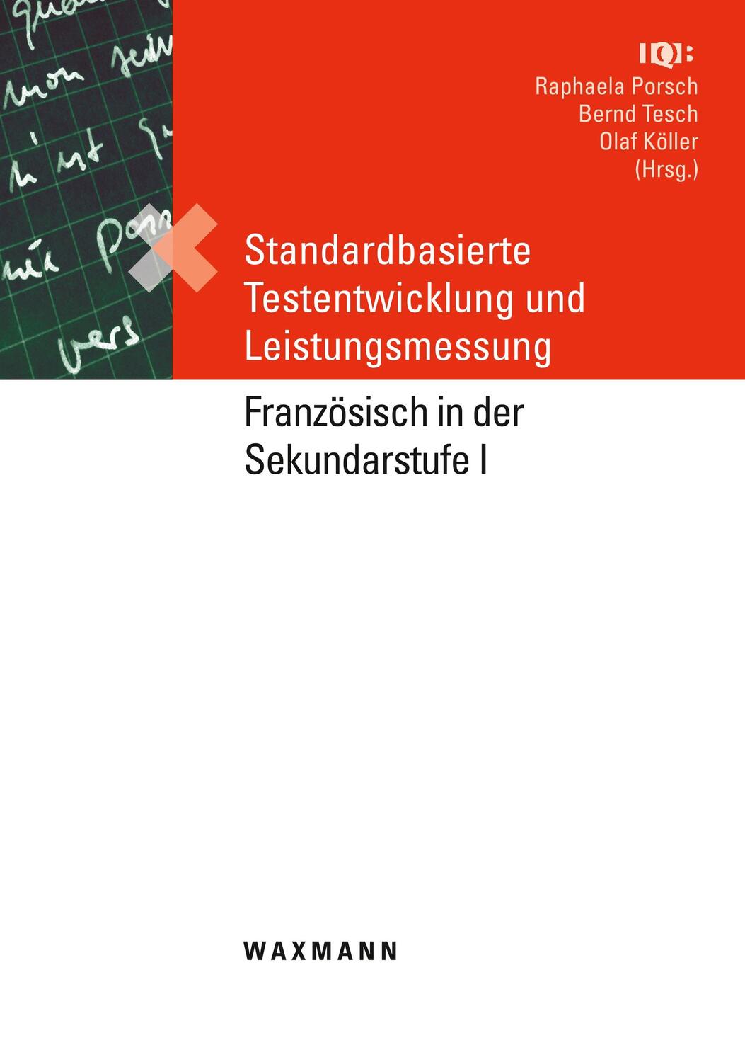 Cover: 9783830922742 | Standardbasierte Testentwicklung und Leistungsmessung | Porsch (u. a.)
