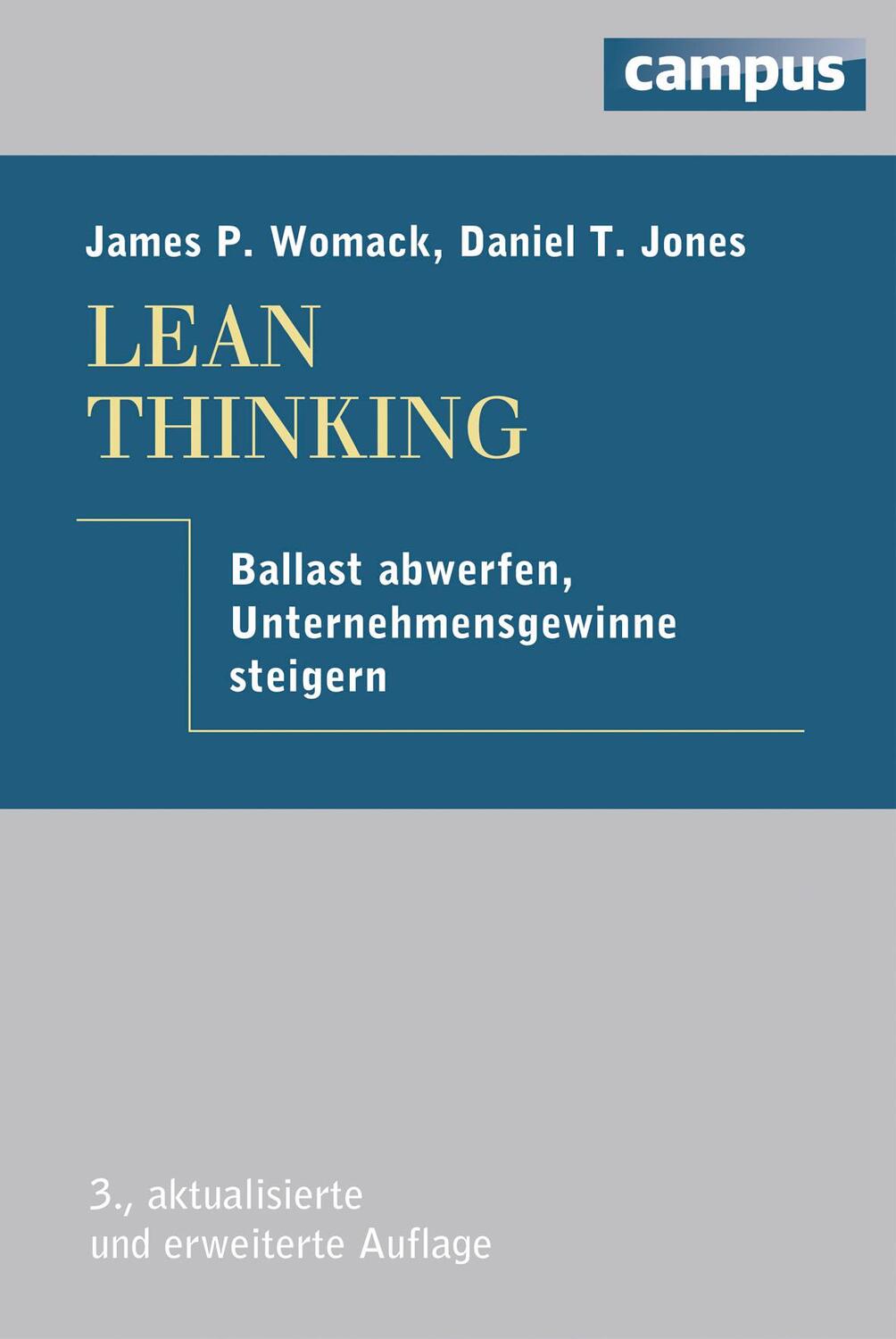 Cover: 9783593398433 | Lean Thinking | Ballast abwerfen, Unternehmensgewinn steigern | Buch