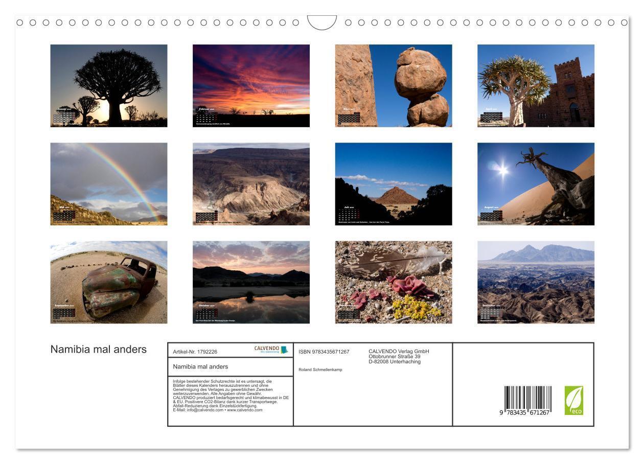 Bild: 9783435671267 | Namibia mal anders (Wandkalender 2025 DIN A3 quer), CALVENDO...