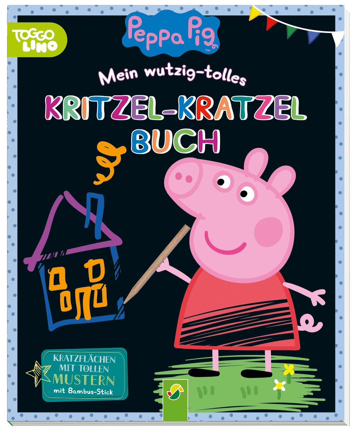 Cover: 9783849928148 | Peppa Pig Mein wutzig-tolles Kritzel-Kratzel-Buch | Taschenbuch | 2021