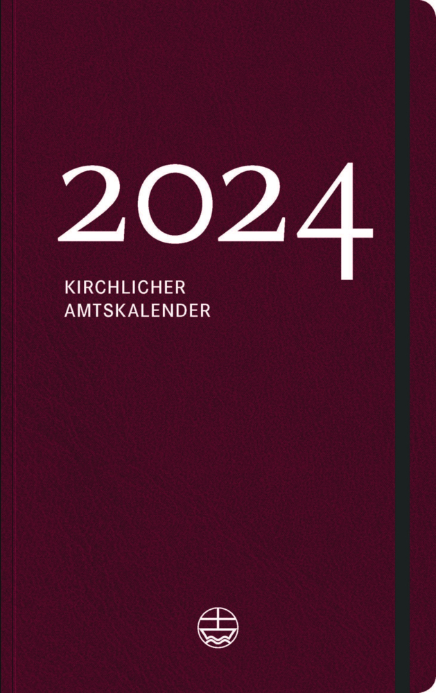 Cover: 9783374073894 | Kirchlicher Amtskalender 2024 - rot | Jörg Neijenhuis | Buch | 496 S.
