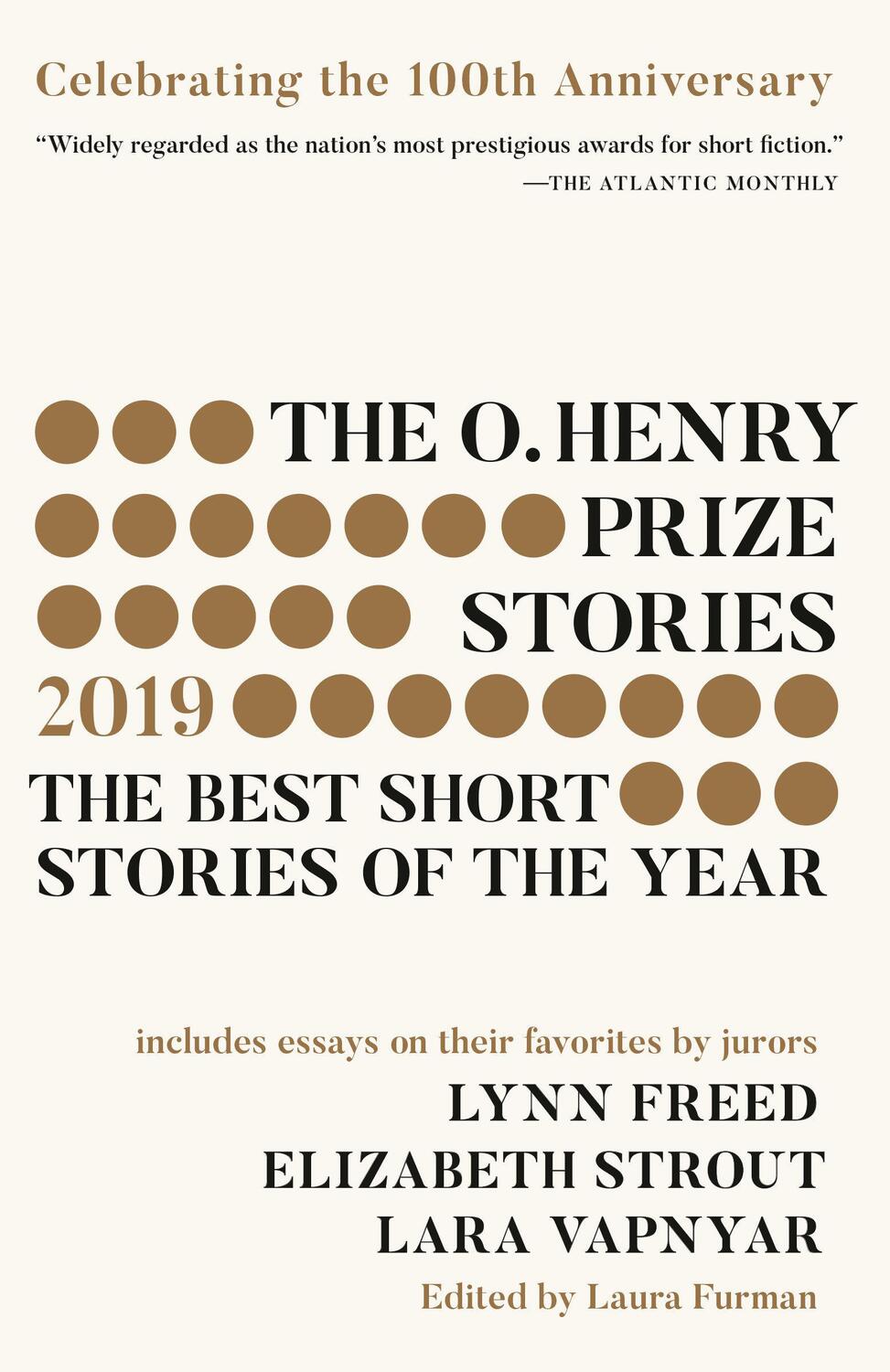 Cover: 9780525565536 | The O. Henry Prize Stories #100th Anniversary Edition (2019) | Furman