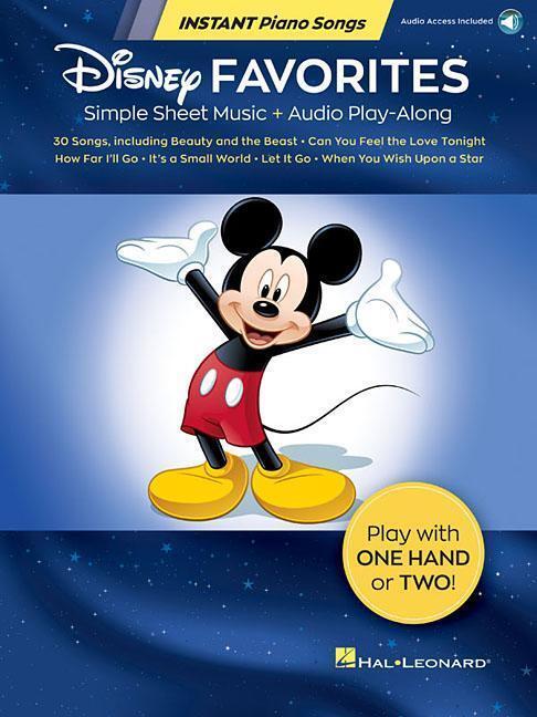 Cover: 9781540035943 | Disney Favorites - Instant Piano Songs | Hal Leonard Corp | HL00283720