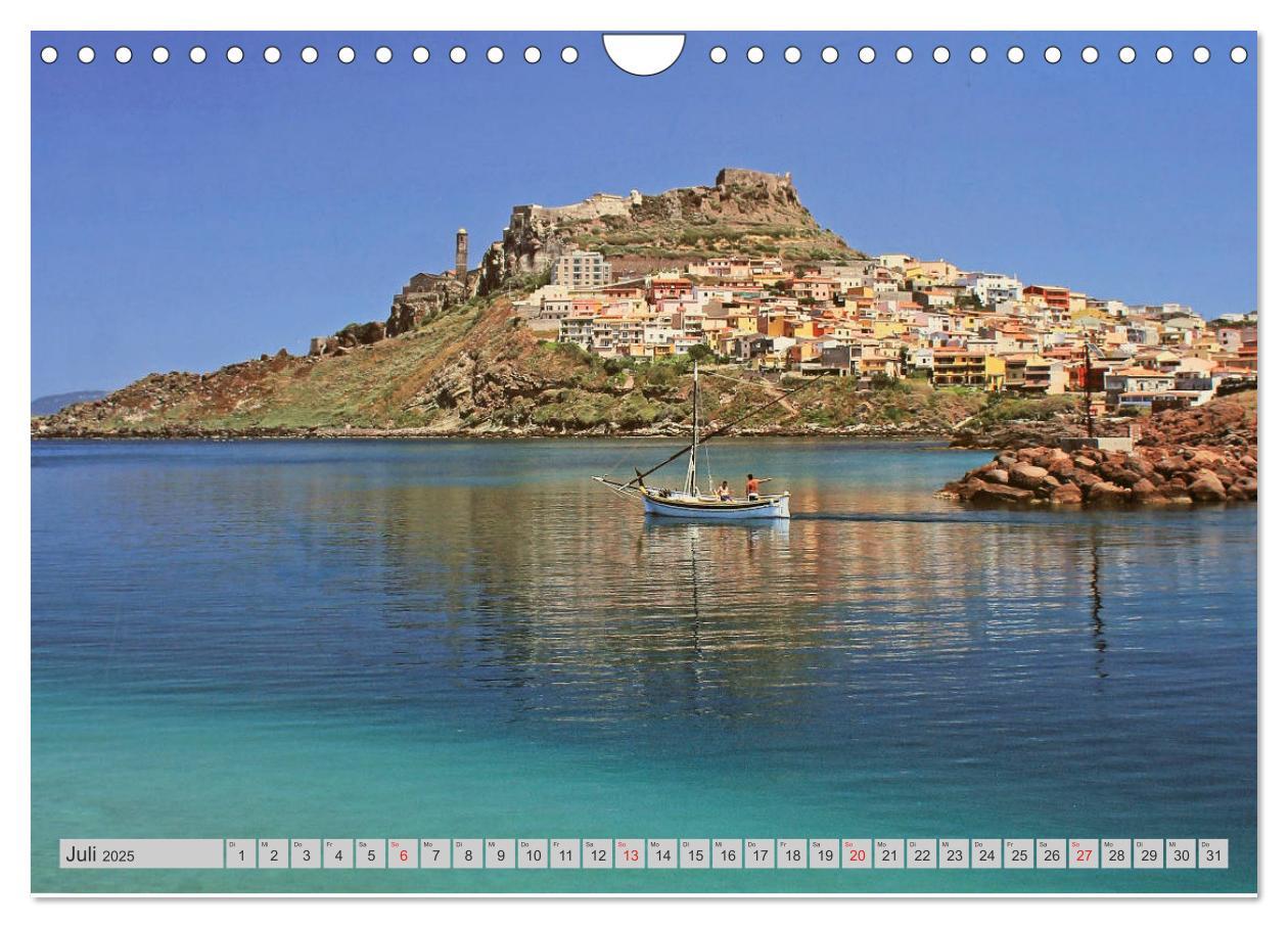 Bild: 9783435144785 | SARDINIEN - SARDEGNA (Wandkalender 2025 DIN A4 quer), CALVENDO...