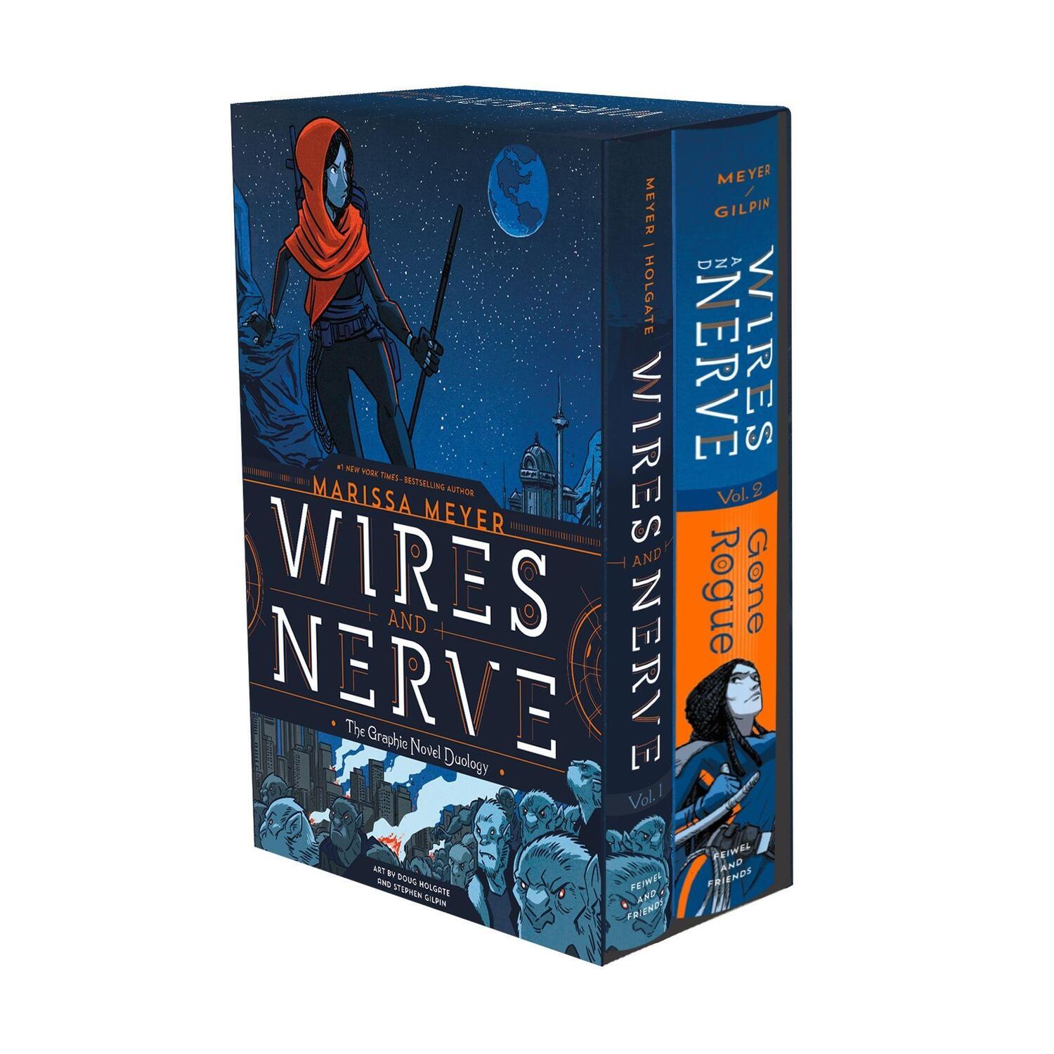 Cover: 9781250211811 | Wires and Nerve: The Graphic Novel Duology Boxed Set | Marissa Meyer