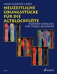Cover: 9790001055338 | Linde, H: Neuzeitliche Übungsstücke für die Alt-Blockflöte | Linde