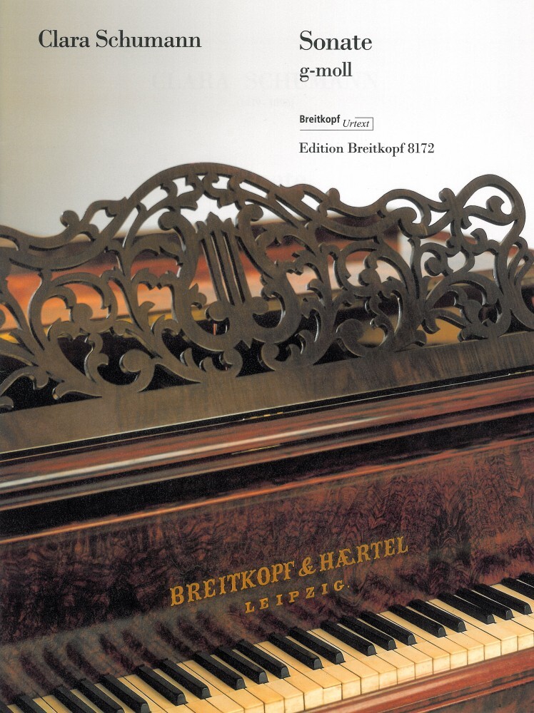 Cover: 9790004181911 | Sonate g-moll | Clara Schumann | Breitkopf Urtext Edition | Buch
