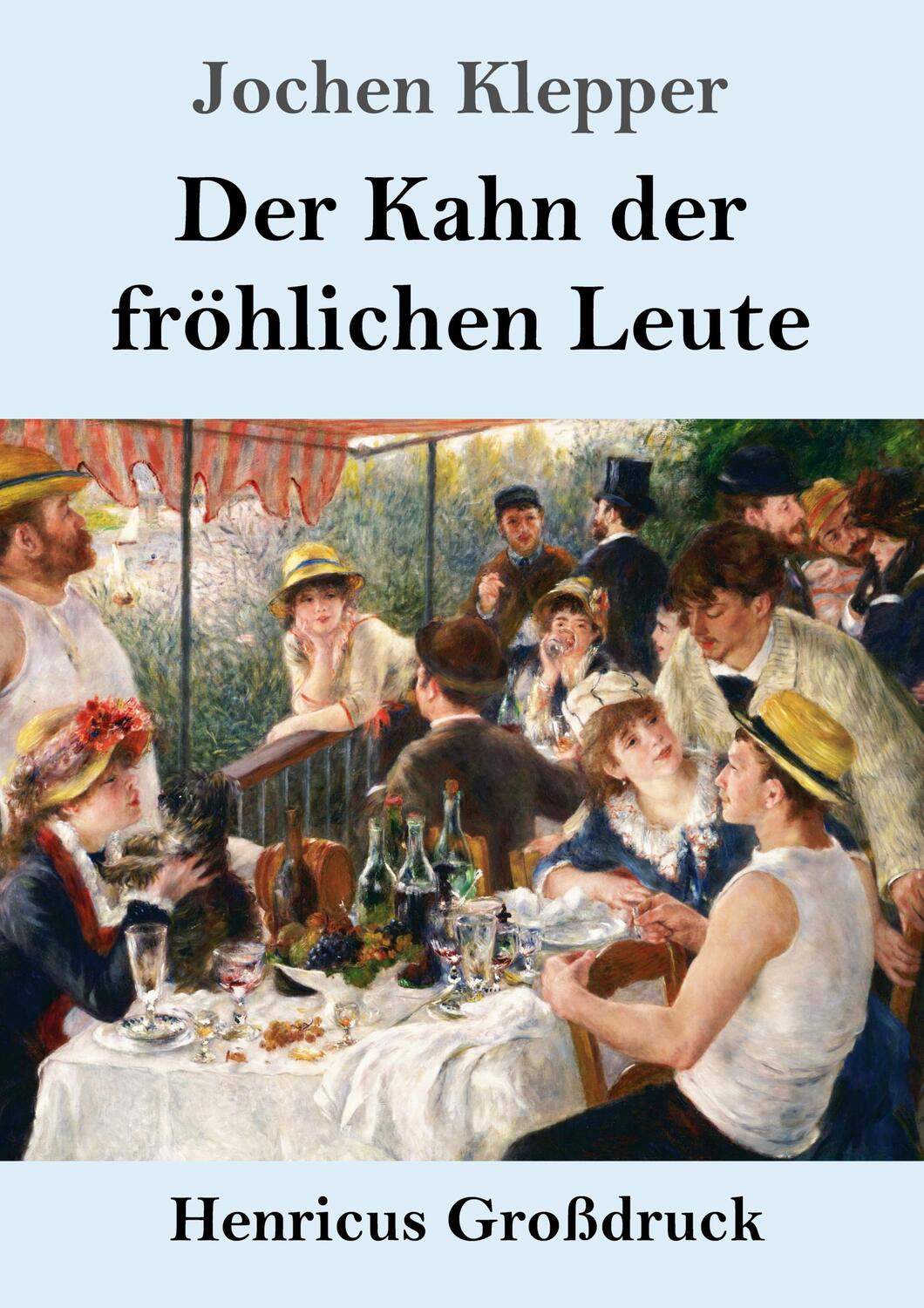 Cover: 9783847844198 | Der Kahn der fröhlichen Leute (Großdruck) | Roman | Jochen Klepper