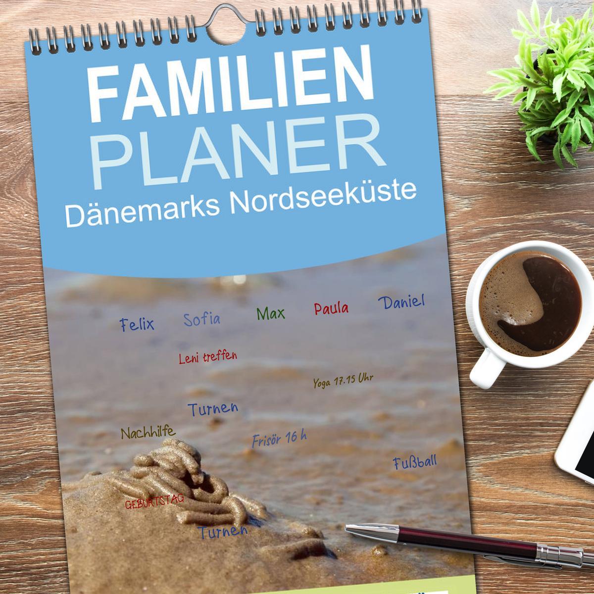 Bild: 9783457119822 | Familienplaner 2025 - Dänemarks Nordseeküste mit 5 Spalten...