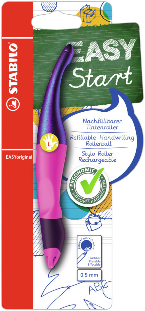 Cover: 4006381568296 | Ergonomischer Tintenroller für Linkshänder - STABILO EASYoriginal...