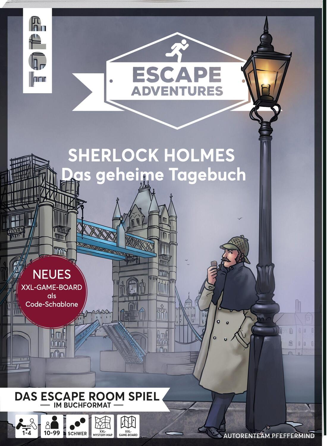 Cover: 9783772449956 | Escape Adventures - Sherlock Holmes: Das geheime Tagebuch (NEUE...