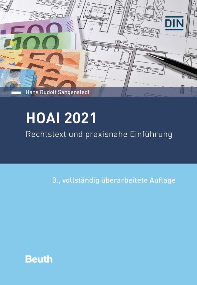 Cover: 9783410306931 | HOAI 2021 | Hans Rudolf Sangenstedt | Taschenbuch | Beuth Recht | 2021
