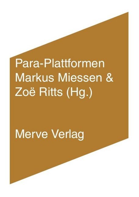 Cover: 9783962730260 | Para-Plattformen | Die Raumpolitik des Rechtspopulismus | Buch | 2020