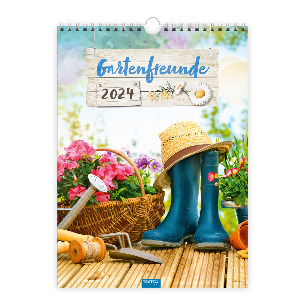Cover: 9783965529786 | Trötsch Classickalender Gartenfreunde 2024 | Wandkalender | Co.KG