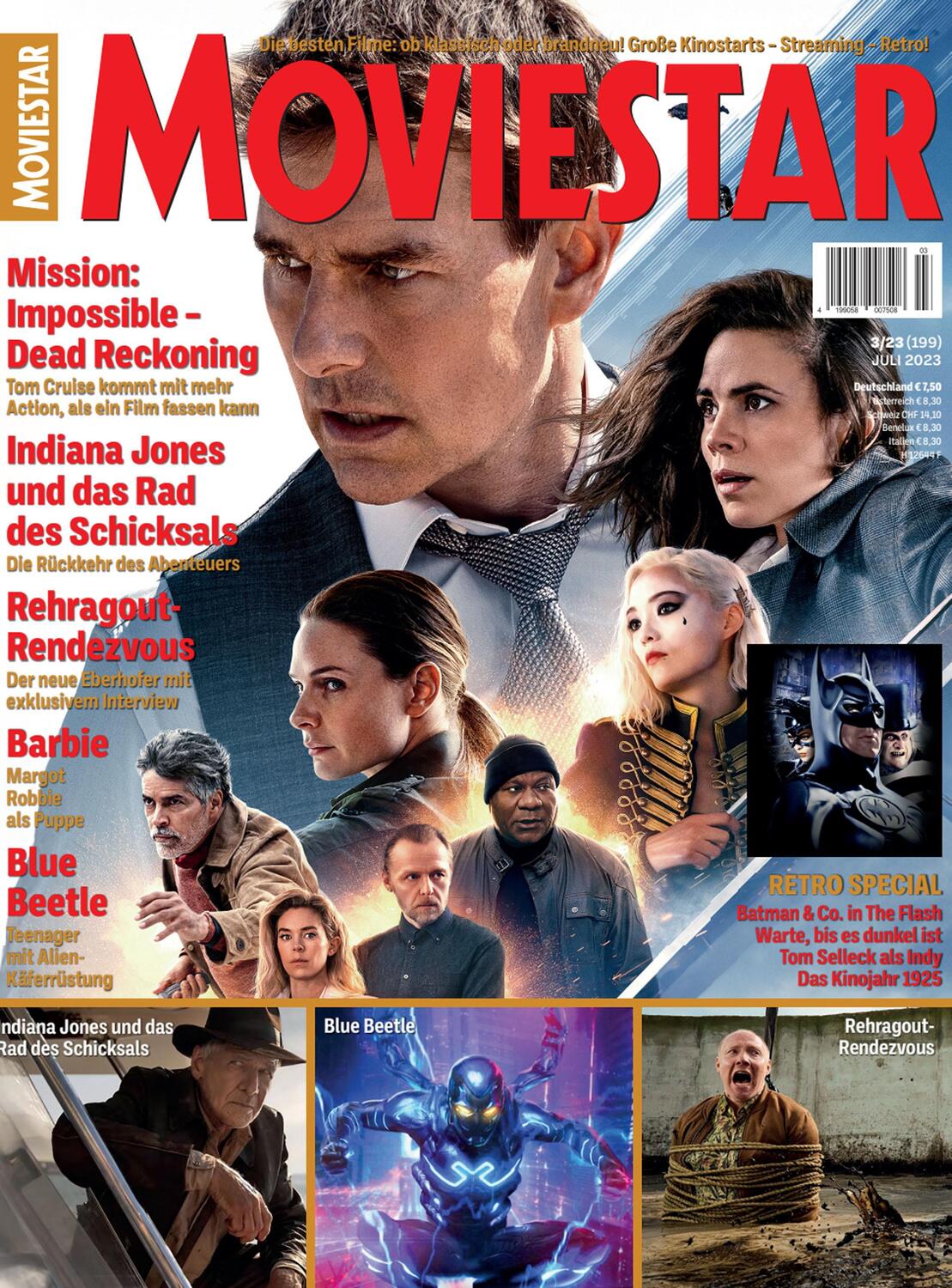 Cover: 9783959364430 | MOVIESTAR Ausgabe Juli 2023 (#199) | Björn Sülter (u. a.) | Broschüre