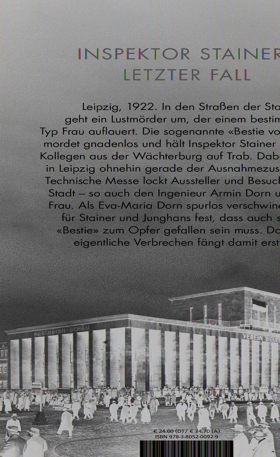 Rückseite: 9783805200929 | Evas Rache | Historischer Leipzig-Krimi | Thomas Ziebula | Buch | 2024