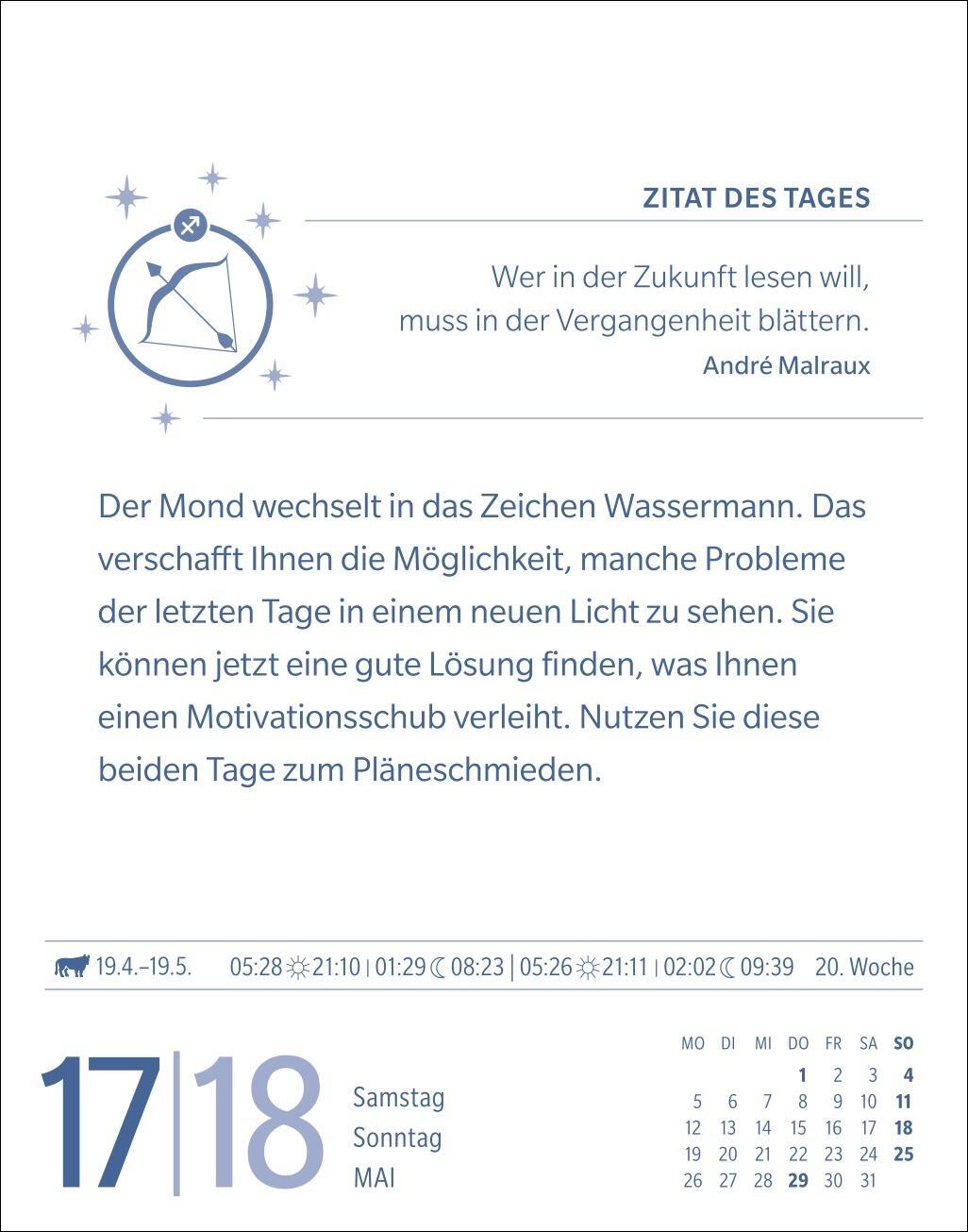 Bild: 9783840033759 | Schütze Sternzeichenkalender 2025 - Tagesabreißkalender - Ihr...