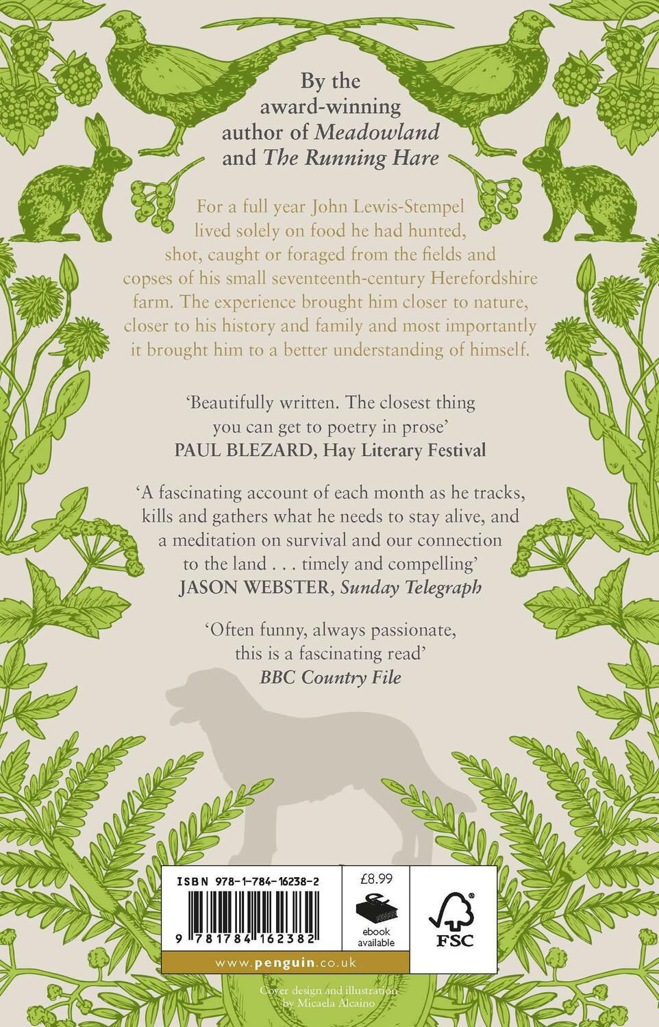 Rückseite: 9781784162382 | The Wild Life | A Year of Living on Wild Food | John Lewis-Stempel