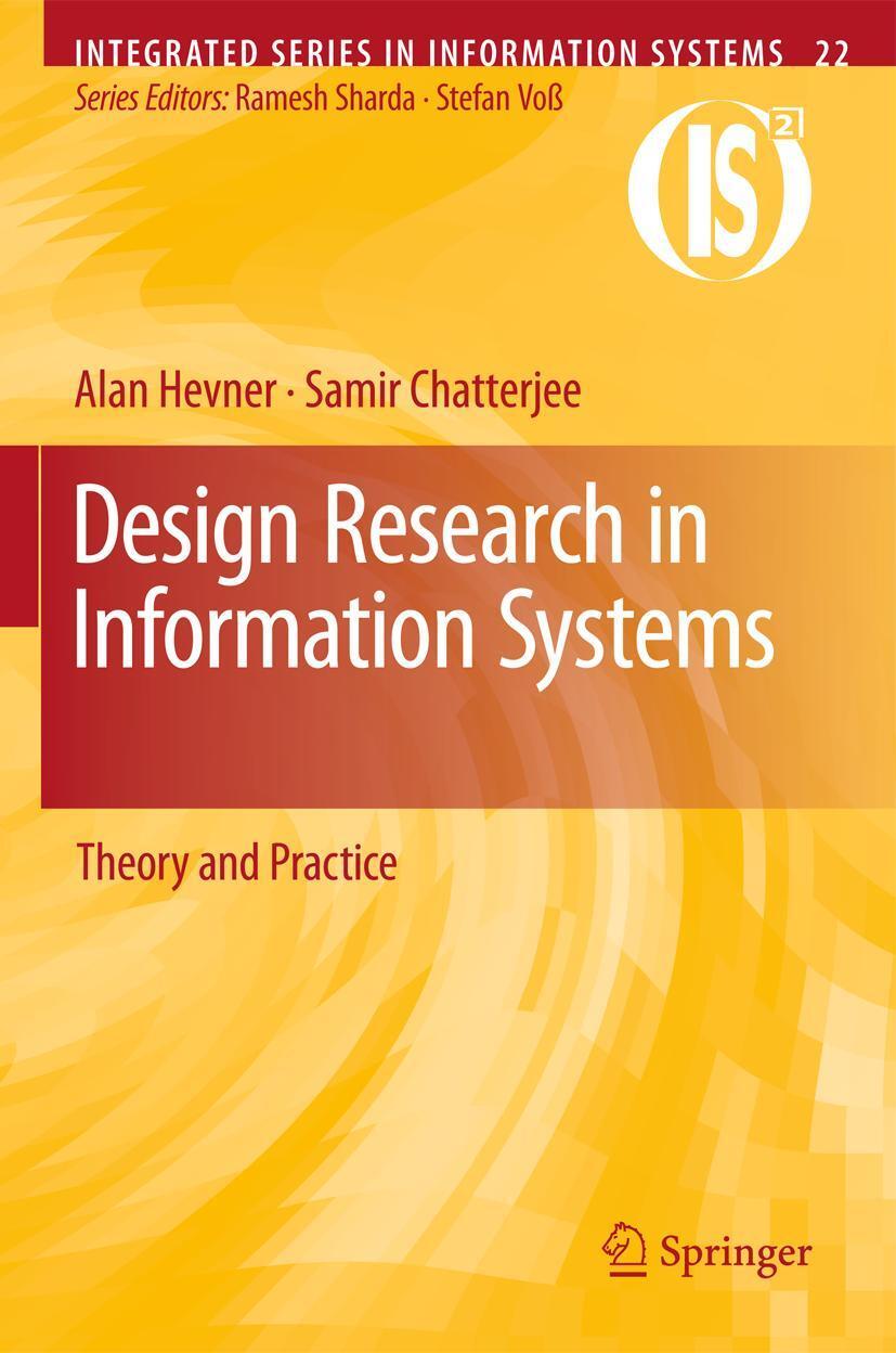 Cover: 9781441956521 | Design Research in Information Systems | Theory and Practice | Buch