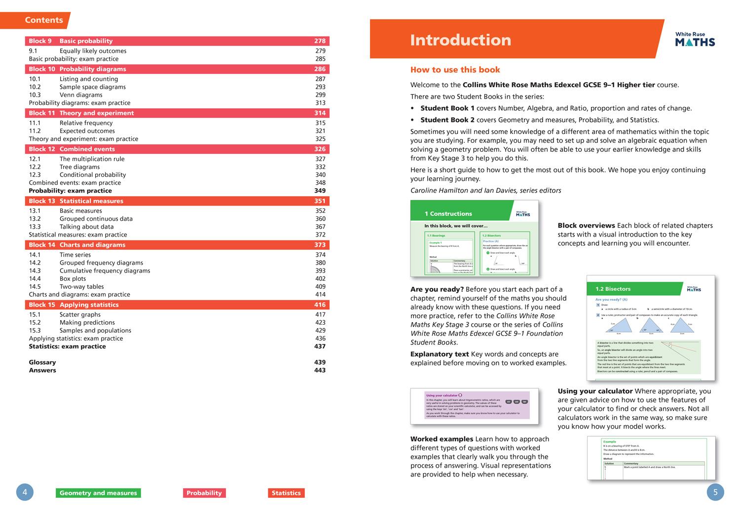 Bild: 9780008669560 | White Rose Maths: Edexcel GCSE 9-1 Higher Student Book 2 | Ainscough