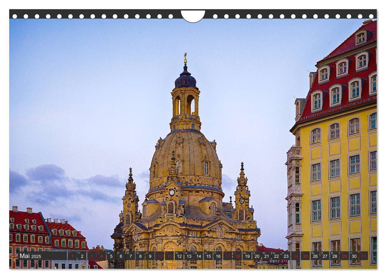 Bild: 9783435734870 | Dresden - Die Frauenkirche (Wandkalender 2025 DIN A4 quer),...