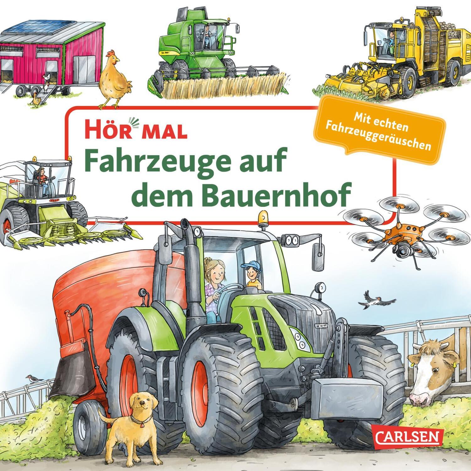 Cover: 9783551253989 | Hör mal (Soundbuch): Fahrzeuge auf dem Bauernhof | Christian Zimmer
