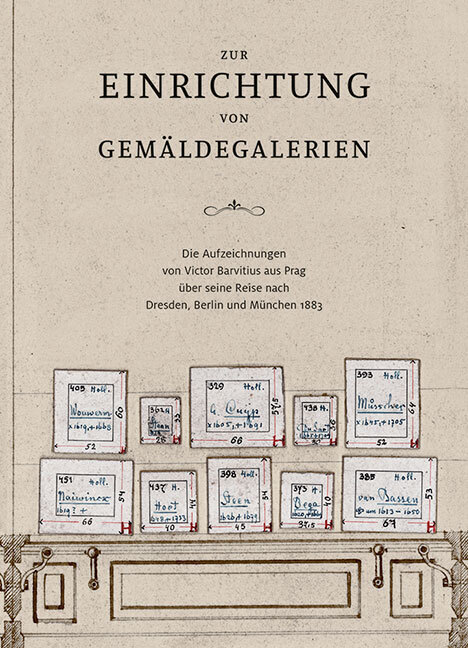Cover: 9783954985777 | Zur Einrichtung von Gemäldegalerien | Dresden (u. a.) | Taschenbuch
