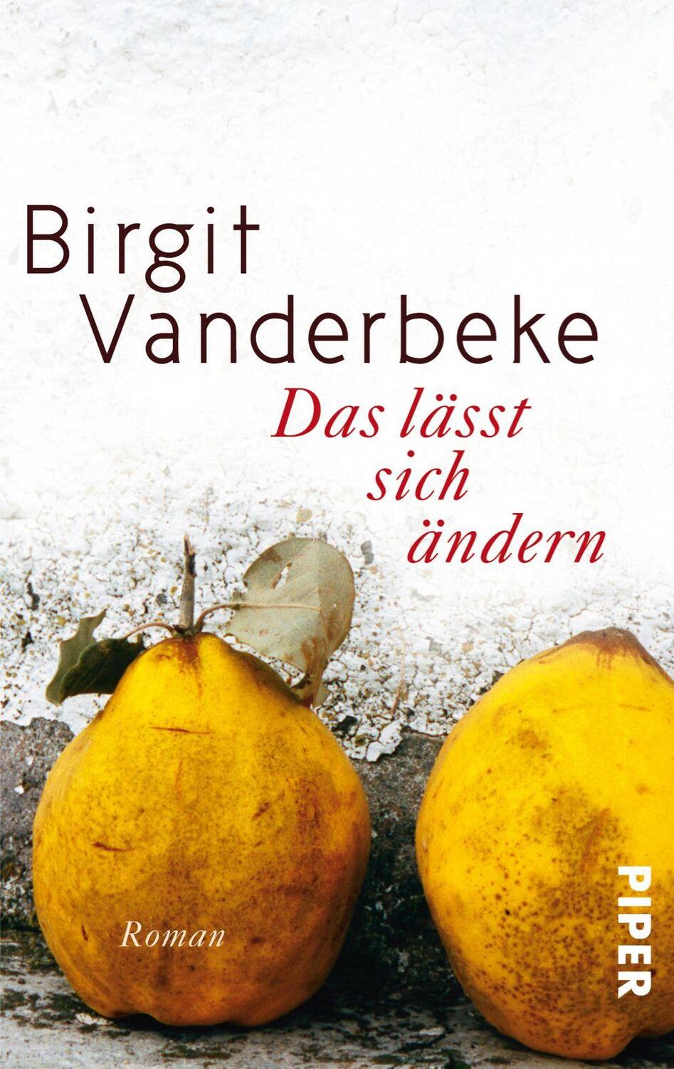 Cover: 9783492274760 | Das lässt sich ändern | Birgit Vanderbeke | Taschenbuch | Deutsch