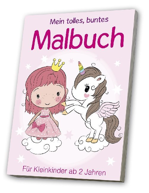 Cover: 4019393984367 | Mein tolles, buntes Malbuch, rosa | Taschenbuch | Klebebindung | 64 S.