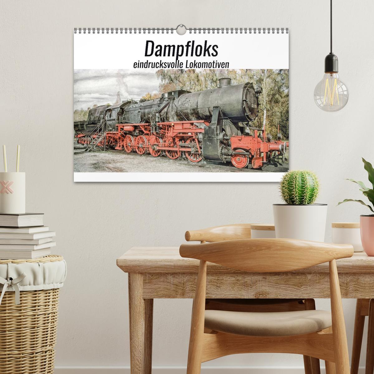 Bild: 9783435134151 | Dampfloks - eindrucksvolle Lokomotiven (Wandkalender 2025 DIN A3...