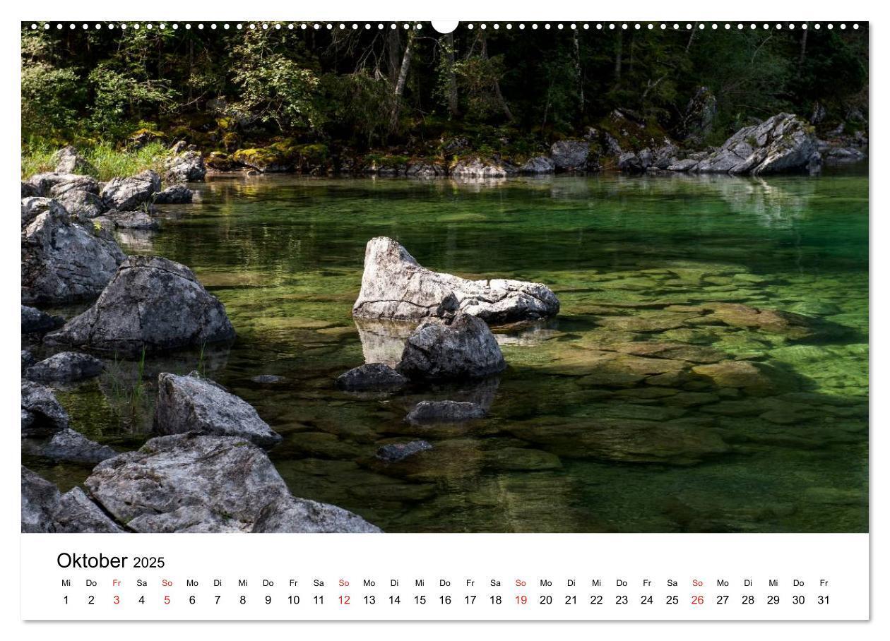 Bild: 9783435561308 | Berge und Seen rund um die Zugspitze (Wandkalender 2025 DIN A2...